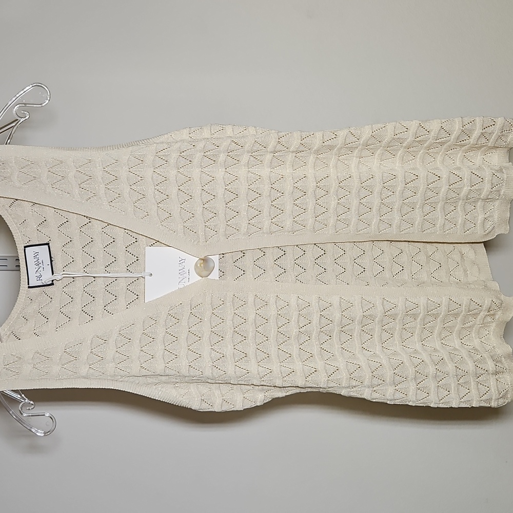 Runaway | Ivory Knit Top | S
